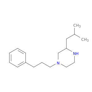 3-(2-methylpropyl)-1-(3-phenylpropyl)piperazine