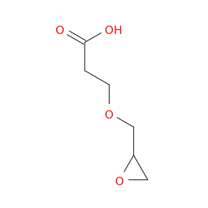 Propanoic acid, 3-(oxiranylmethoxy)-