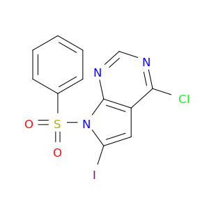 4-氯-6-碘-7-(苯磺酰基)-7H-吡咯并[2,3-d]嘧啶