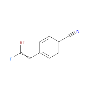 Benzonitrile, 4-(2-bromo-2-fluoroethenyl)-