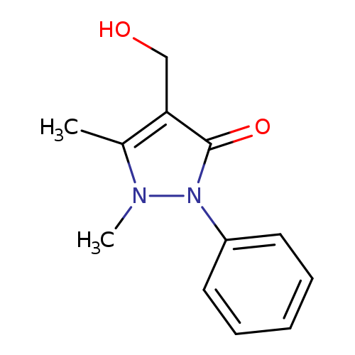 4-(Hydroxymethyl)-1,5-dimethyl-2-phenyl-1H-pyrazol-3(2H)-one