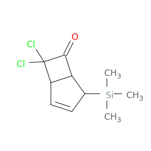 Bicyclo[3.2.0]hept-2-en-6-one, 7,7-dichloro-4-(trimethylsilyl)-