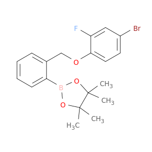 2-(2-溴-2-氟苯氧基甲基)苯硼酸频那醇酯