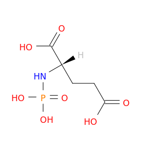 (2S)-2-(phosphonoamino)pentanedioic acid
