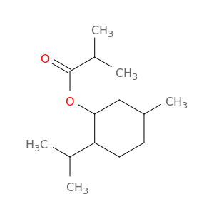 Propanoic acid, 2-methyl-, 5-methyl-2-(1-methylethyl)cyclohexyl ester