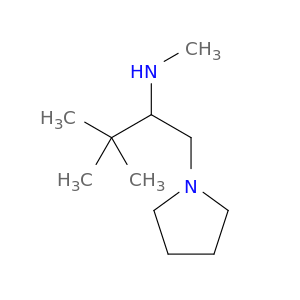 (2,2-DIMETHYL-1-PYRROLIDIN-1-YLMETHYL-PROPYL)-METHYL-AMINE