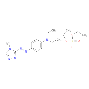 硫酸,二甲酯,Compd。用N,N-二乙基-4-[2-(4-甲基-4H-1,2,4-三唑-3-基)二亚苯胺(1：1)