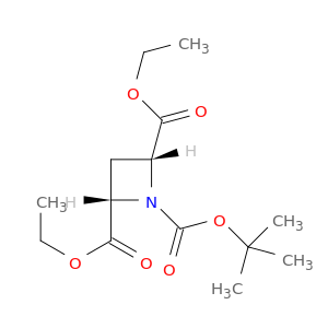 顺式-1-Boc-氮杂环丁烷-2,4-二羧酸二乙酯