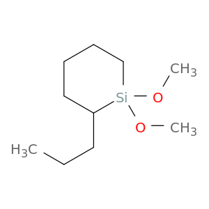 Silacyclohexane, 1,1-dimethoxy-2-propyl-