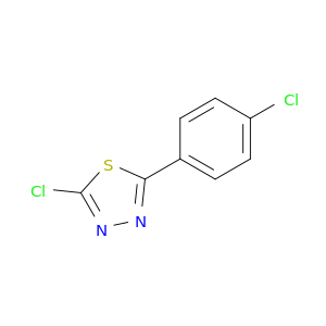 2-Chloro-5-(4-chlorophenyl)-1,3,4-thiadiazole
