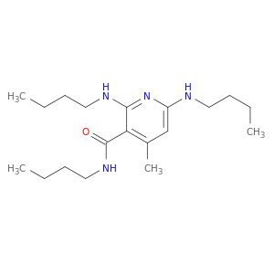 正丁基-2,6-双(丁基氨基)-4-甲基-3-吡啶甲酰胺