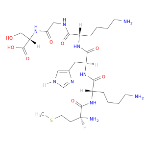 L-Serine, L-methionyl-L-lysyl-L-histidyl-L-lysylglycyl-