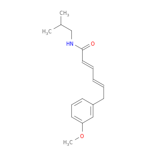 2,4-Hexadienamide, 6-(3-methoxyphenyl)-N-(2-methylpropyl)-, (E,E)-