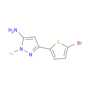 5-(5-溴-2-噻吩基)-1H-吡唑-3-胺