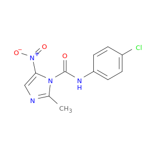 1H-Imidazole-1-carboxamide, N-(4-chlorophenyl)-2-methyl-5-nitro-