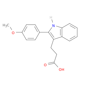3-[2-(4-甲氧基苯基)-1H-吲哚-3-基]丙酸