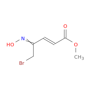 2-Pentenoic acid, 5-bromo-4-(hydroxyimino)-, methyl ester, (E)-
