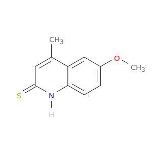 2(1H)-Quinolinethione, 6-methoxy-4-methyl-