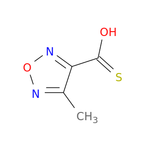 1,2,5-Oxadiazole-3-carbothioic acid, 4-methyl-