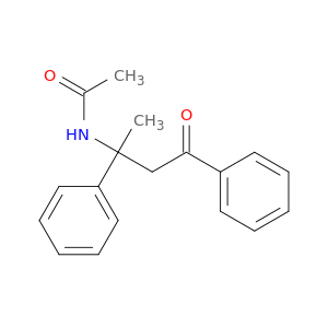 Acetamide, N-(1-methyl-3-oxo-1,3-diphenylpropyl)-