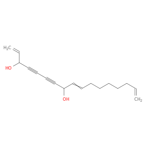 1,9,16-Heptadecatriene-4,6-diyne-3,8-diol