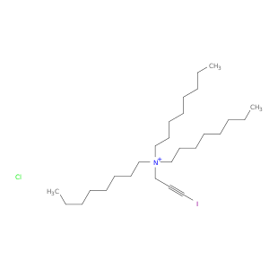 1-Octanaminium, N-(3-iodo-2-propynyl)-N,N-dioctyl-, chloride