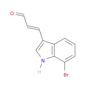 2-Propenal, 3-(7-bromo-1H-indol-3-yl)-, (2E)-