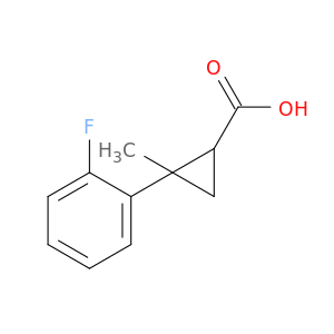 2-(2-氟苯基)-2-甲基环丙烷-1-羧酸