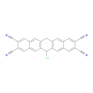 2,3,9,10-Pentacenetetracarbonitrile, 6-chloro-6,13-dihydro-