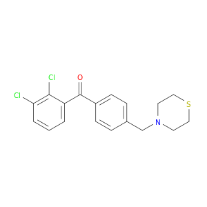 2,3-DICHLORO-4'-THIOMORPHOLINOMETHYLBENZOPHENONE