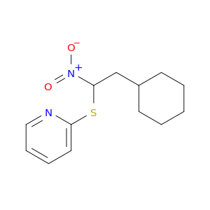 Pyridine, 2-[(2-cyclohexyl-1-nitroethyl)thio]-