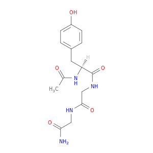 Glycinamide, N-acetyl-L-tyrosylglycyl-