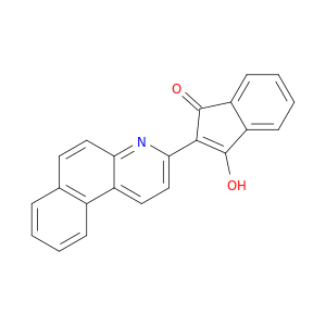 1H-Inden-1-one, 2-benzo[f]quinolin-3-yl-3-hydroxy-
