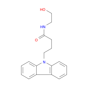 9H-Carbazole-9-butanamide, N-(2-hydroxyethyl)-