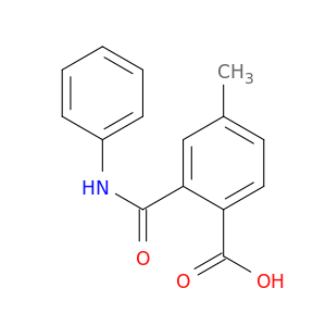 Benzoic acid, 4-methyl-2-[(phenylamino)carbonyl]-