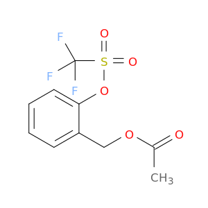 Methanesulfonic acid, trifluoro-, 2-[(acetyloxy)methyl]phenyl ester