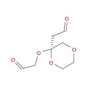 1,4-Dioxane-2-acetaldehyde, 2-(2-oxoethoxy)-, (S)-