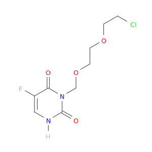 2,4(1H,3H)-Pyrimidinedione,3-[[2-(2-chloroethoxy)ethoxy]methyl]-5-fluoro-