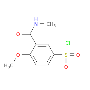 4-Methoxy-3-[(methylamino)carbonyl]benzenesulfonyl Chloride