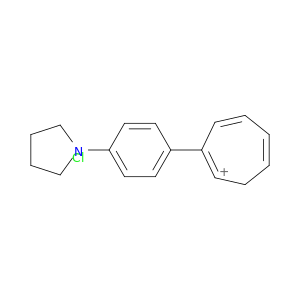 Cycloheptatrienylium, [4-(1-pyrrolidinyl)phenyl]-, chloride