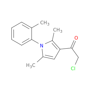 2-Chloro-1-[2,5-dimethyl-1-(2-methylphenyl)-1H-pyrrol-3-yl]ethan-1-one