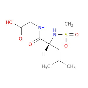 Glycine, N-[N-(methylsulfonyl)-D-leucyl]-