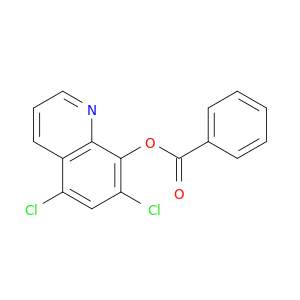 8-Quinolinol,5,7-dichloro-, 8-benzoate