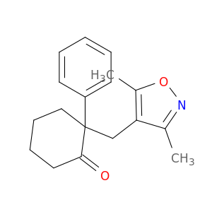 2-[(3,5-dimethyl-1,2-oxazol-4-yl)methyl]-2-phenylcyclohexanone