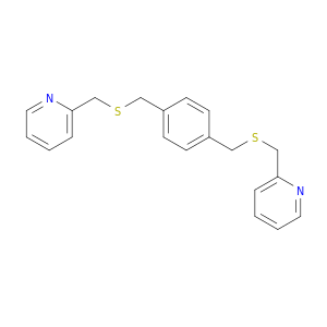 Pyridine, 2,2'-[1,4-phenylenebis(methylenethiomethylene)]bis-
