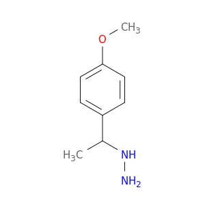 1-(4-methoxyphenyl)ethylhydrazine