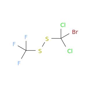 Disulfide, bromodichloromethyl trifluoromethyl