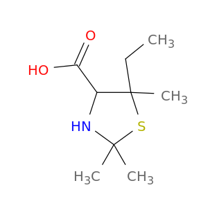 4-Thiazolidinecarboxylicacid, 5-ethyl-2,2,5-trimethyl-