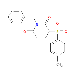 2,6-Piperidinedione, 3-[(4-methylphenyl)sulfonyl]-1-(phenylmethyl)-