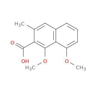 2-Naphthalenecarboxylic acid, 1,8-dimethoxy-3-methyl-